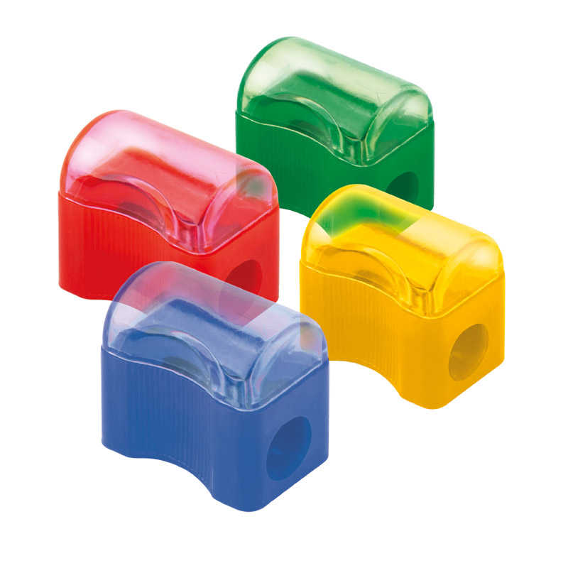 Точилка для олівців з контейнером Axent Delta Comfy D9702, асорті кольорів